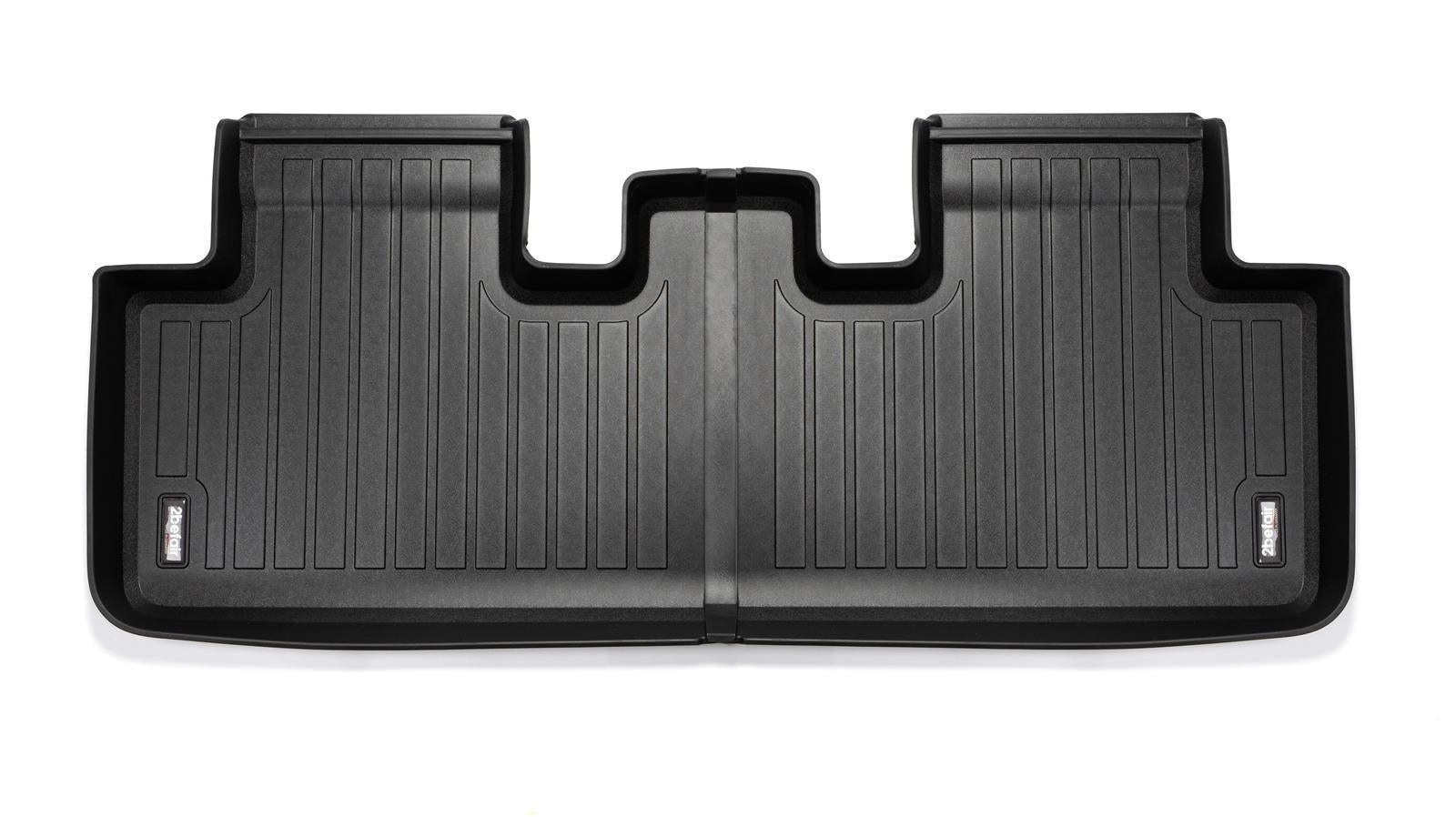 2befair Allwettermatte Fußraum hinten für das Tesla Model Y