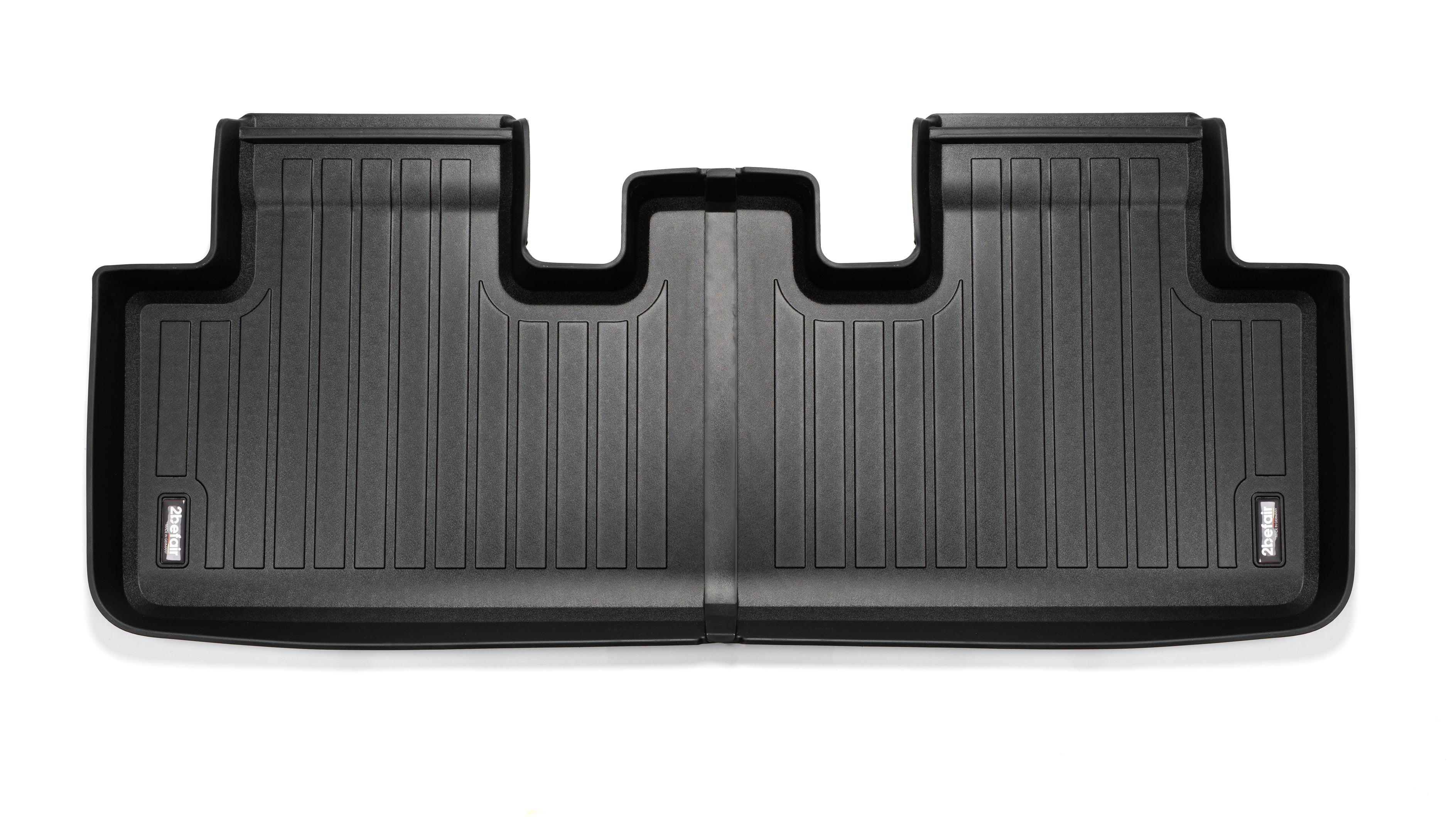 2befair Allwettermatte Fußraum hinten für das Tesla Model Y