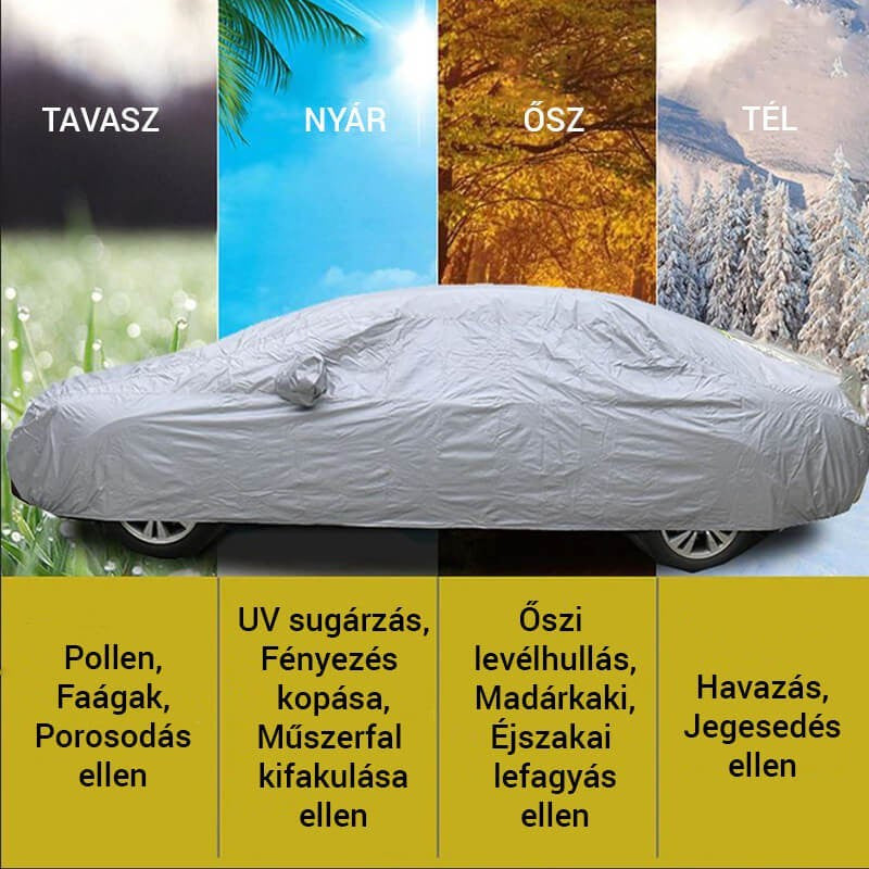 4 évszakos, teljes autótakaró ponyva-6